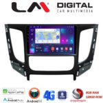 LM Digital - LM ZT8230 GPS Οθόνη OEM Multimedia Αυτοκινήτου για Mitsubishi L200 2014 >Μόνο για αυτοκίνητα με Κλιματισμό (CarPlay/AndroidAuto/BT/GPS/WIFI/GPRS)