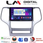 LM Digital - LM ZT8234 GPS Οθόνη OEM Multimedia Αυτοκινήτου για Jeep Gran Cherokee 2011 > 2013 (CarPlay/AndroidAuto/BT/GPS/WIFI/GPRS)