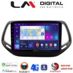 LM Digital - LM ZT8253 GPS Οθόνη OEM Multimedia Αυτοκινήτου για JEEP COMPASS 2017> (CarPlay/AndroidAuto/BT/GPS/WIFI/GPRS)