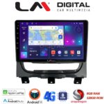 LM Digital - LM ZT8257 GPS Οθόνη OEM Multimedia Αυτοκινήτου για Fiat Strada 2012 > 2020 (CarPlay/AndroidAuto/BT/GPS/WIFI/GPRS)