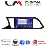 LM Digital - LM ZT8306 GPS Οθόνη OEM Multimedia Αυτοκινήτου για SEAT LEON 2012>  (CarPlay/AndroidAuto/BT/GPS/WIFI/GPRS)