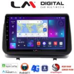 LM Digital - LM ZT8319 GPS Οθόνη OEM Multimedia Αυτοκινήτου για Renault Clio III 2005 > 2011 (CarPlay/AndroidAuto/BT/GPS/WIFI/GPRS)