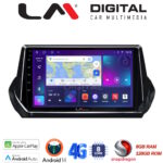 LM Digital - LM ZT8375 GPS Οθόνη OEM Multimedia Αυτοκινήτου για PEUGEOT 208-2008 2012>  (CarPlay/AndroidAuto/BT/GPS/WIFI/GPRS)