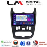 LM Digital - LM ZT8432B GPS Οθόνη OEM Multimedia Αυτοκινήτου για Dacia Duster 2006 > 2012 (CarPlay/AndroidAuto/BT/GPS/WIFI/GPRS)