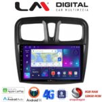 LM Digital - LM ZT8557 GPS Οθόνη OEM Multimedia Αυτοκινήτου για Dacia Santero 2012 > 2020 (CarPlay/AndroidAuto/BT/GPS/WIFI/GPRS)