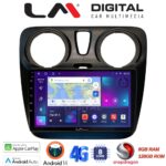 LM Digital - LM ZT8657 GPS Οθόνη OEM Multimedia Αυτοκινήτου για Dacia Dokker 2012 > (CarPlay/AndroidAuto/BT/GPS/WIFI/GPRS)