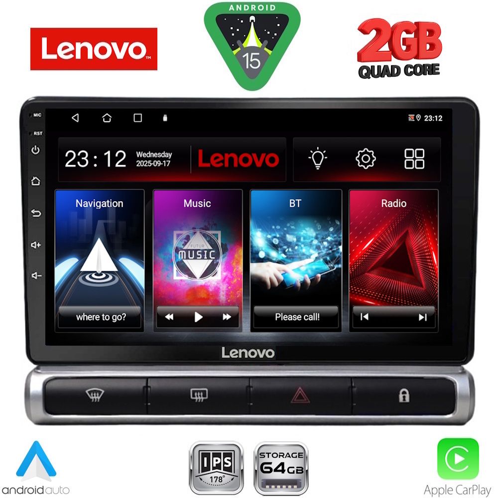 LENOVO LVD 2093H_CPA (9inc) MULTIMEDIA TABLET for CITROEN C3 - DS3 mod. 2016> High Version