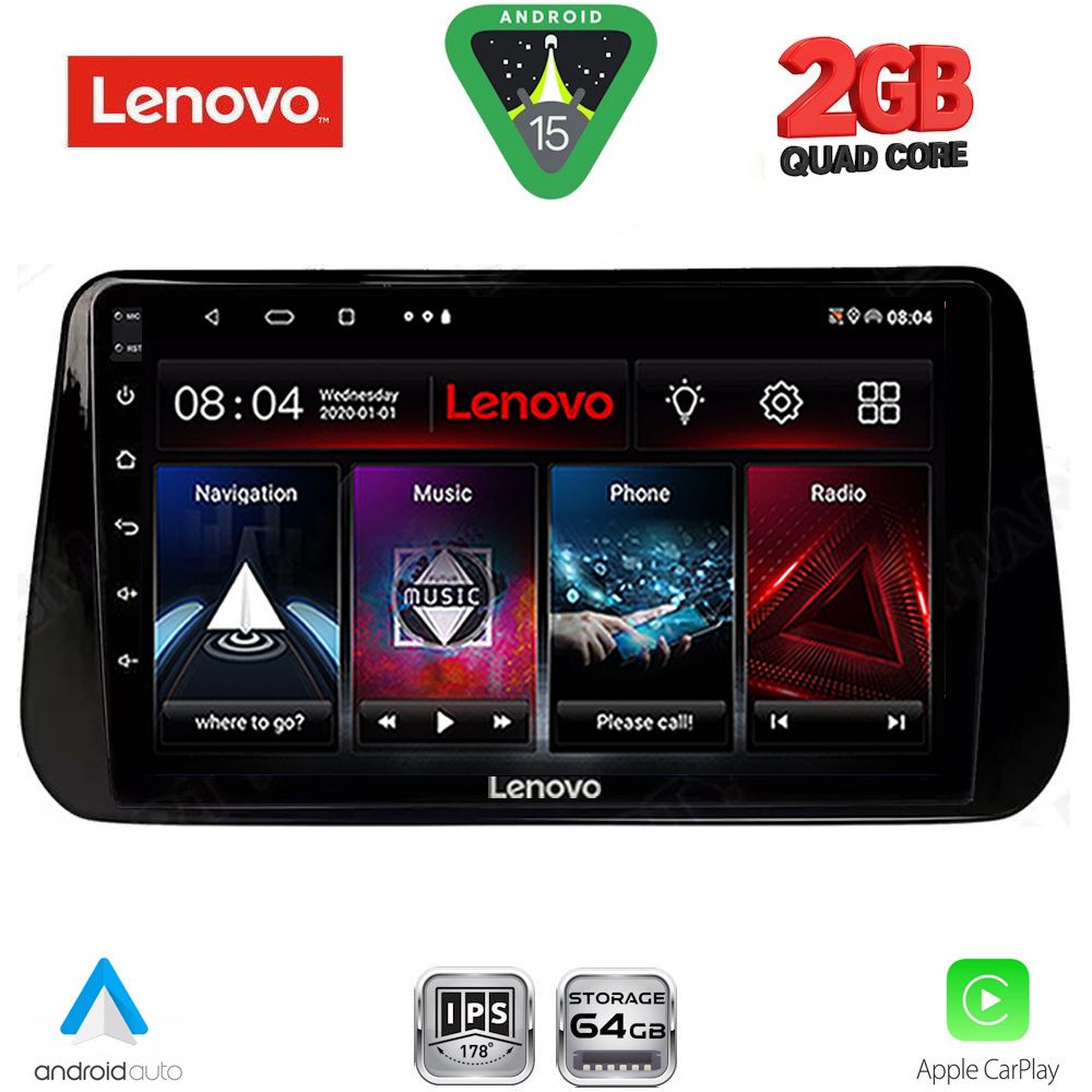 LENOVO LVD 2238B_CPA (10inc) MULTIMEDIA TABLET for HYUNDAI IX45 - SANTA FE mod. 2021-2023