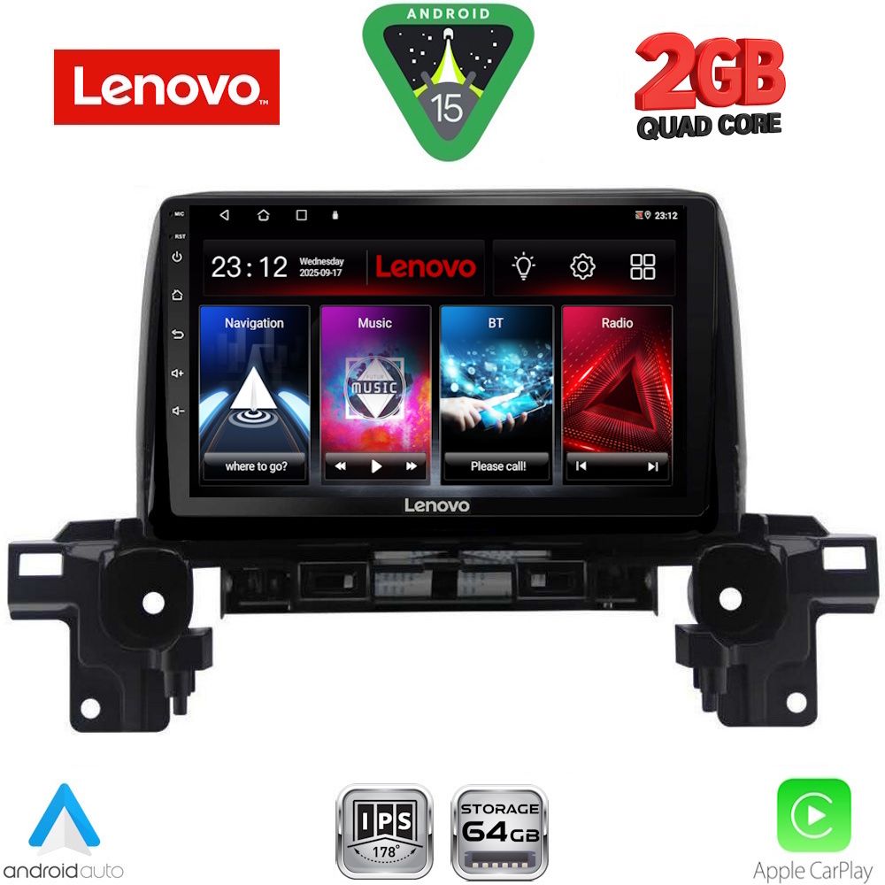 LENOVO LVD 2381_CPA (9inc) MULTIMEDIA TABLET for MAZDA CX5 mod. 2017-2025