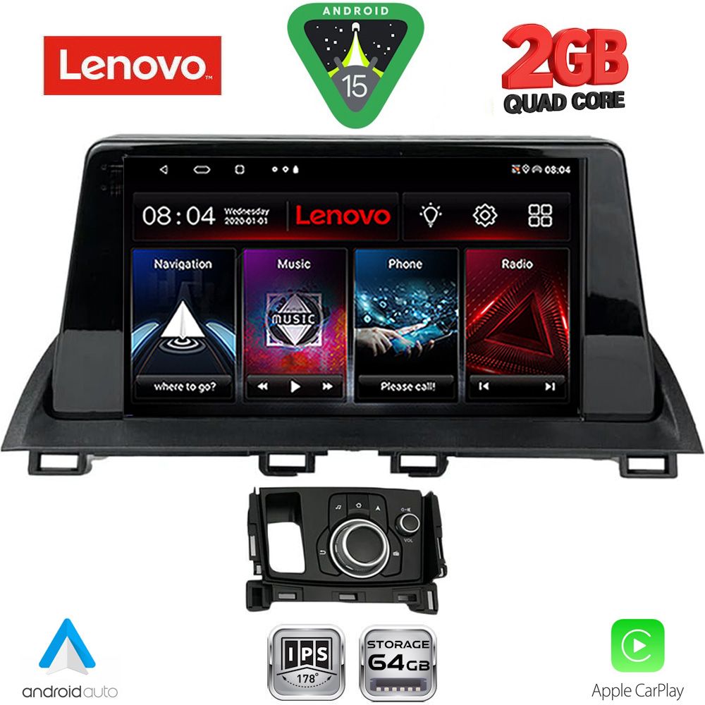 LENOVO LVD 2386_CPA (9inc) MULTIMEDIA TABLET for MAZDA CX4 mod. 2016-2025