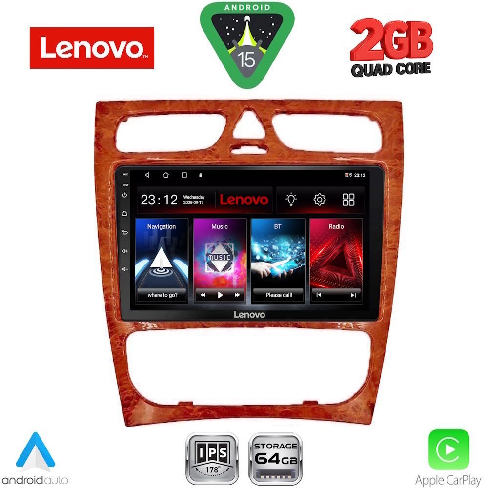 LENOVO LVD 2402CH_CPA (9inc) MULTIMEDIA TABLET for MERCEDES C (W203) mod. 1999-2004
