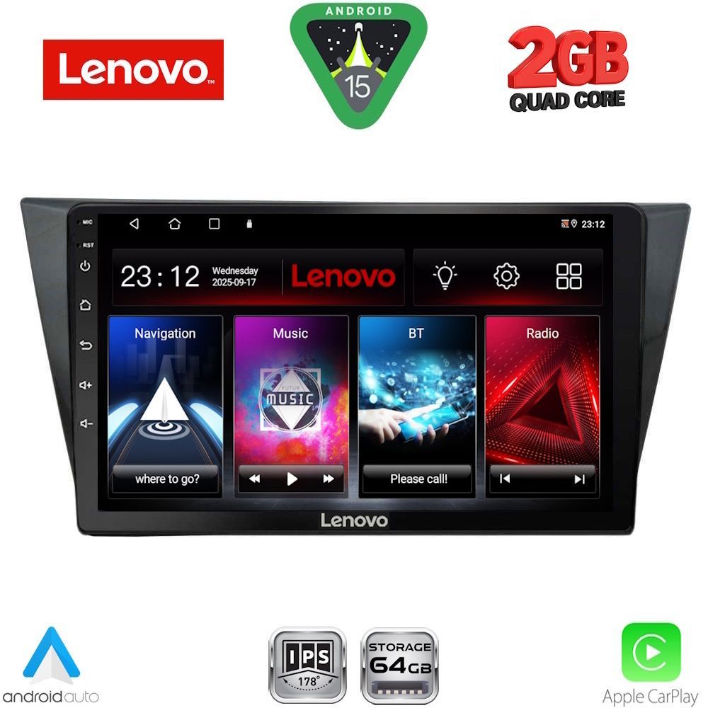 LENOVO LVD 2761_CPA (10inc) MULTIMEDIA TABLET for VW TIGUAN mod. 2016-2024