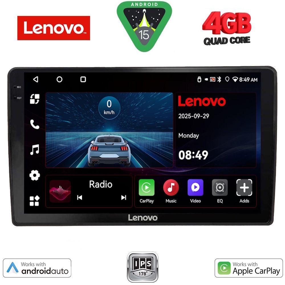 LENOVO LVE 8005_CPAA (10inc) MULTIMEDIA TABLET for AUDI A4 mod. 2008-2015