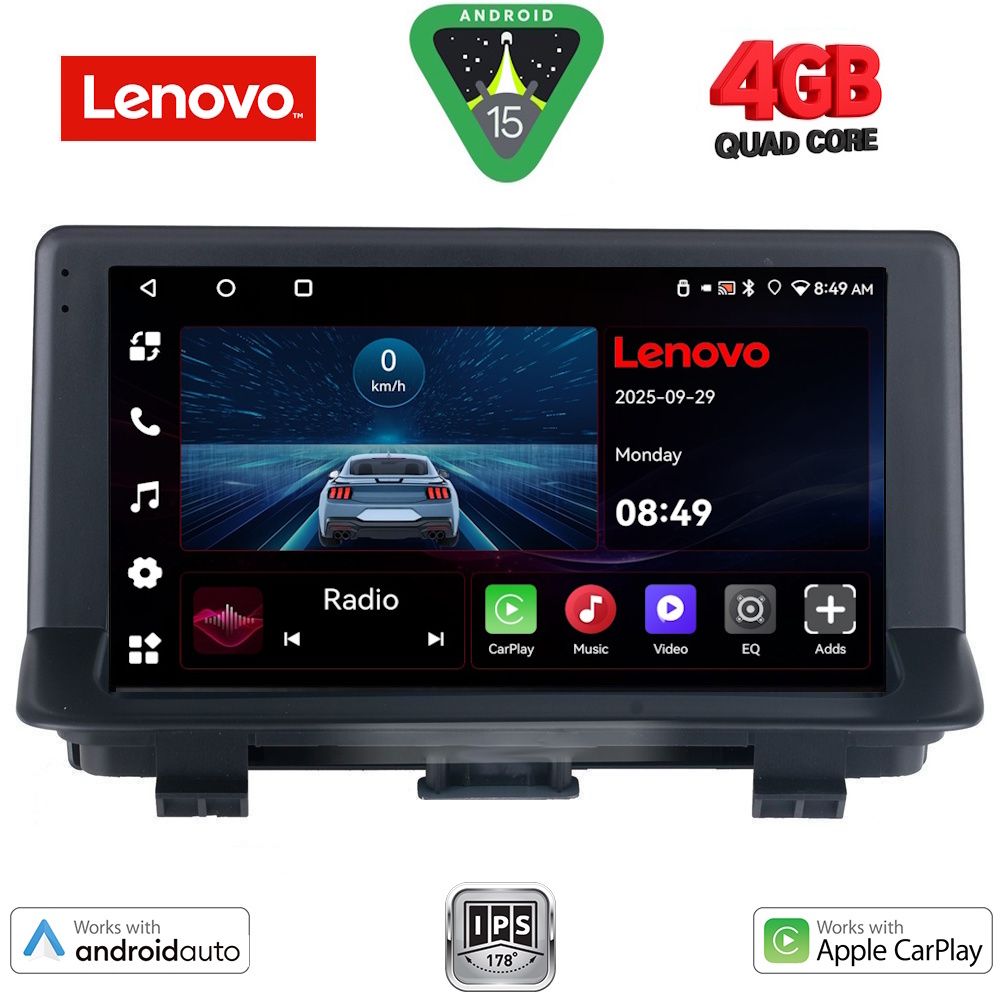 LENOVO LVE 8012_CPAA (9inc) MULTIMEDIA TABLET for AUDI Q3 mod. 2012-2018 (High Version)