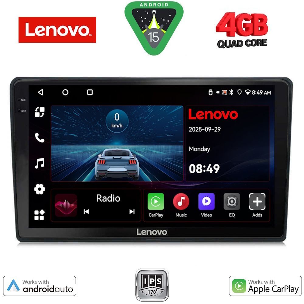 LENOVO LVE 8086_CPAA (10inc) MULTIMEDIA TABLET for CITROEN C4 - DS4 mod. 2018-2025