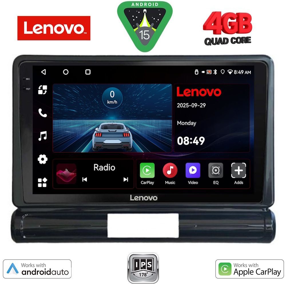 LENOVO LVE 8093M_CPAA (9inc) MULTIMEDIA TABLET for CITROEN C3 - DS3 mod. 2016-2024 Med Version