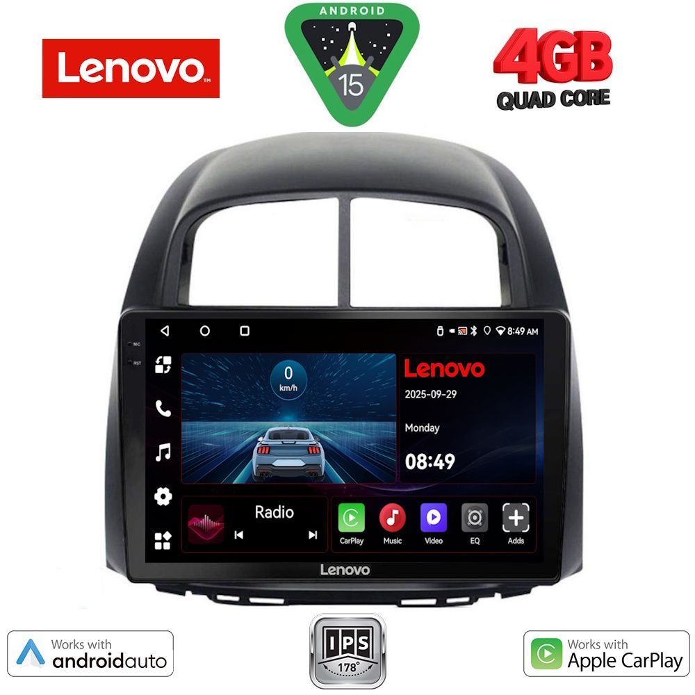 LENOVO LVE 8124_CPAA (10inc) MULTIMEDIA TABLET for DAIHATSU SIRION mod. 2006-2012