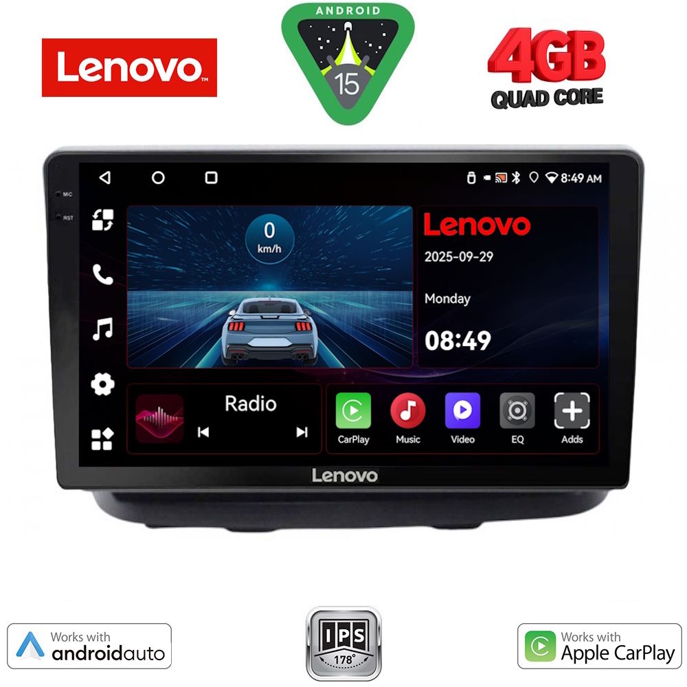 LENOVO LVE 8135_CPAA (10inc) MULTIMEDIA TABLET for FIAT DOBLO mod. 2002-2009