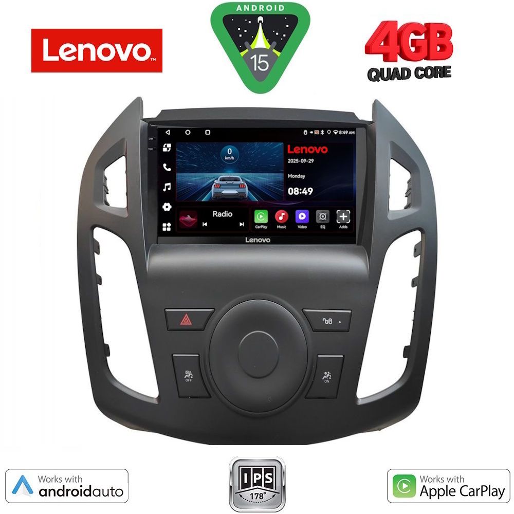 LENOVO LVE 8176_CPAA (9inc) MULTIMEDIA TABLET for FORD TRANSIT CONNECT mod. 2013-2018