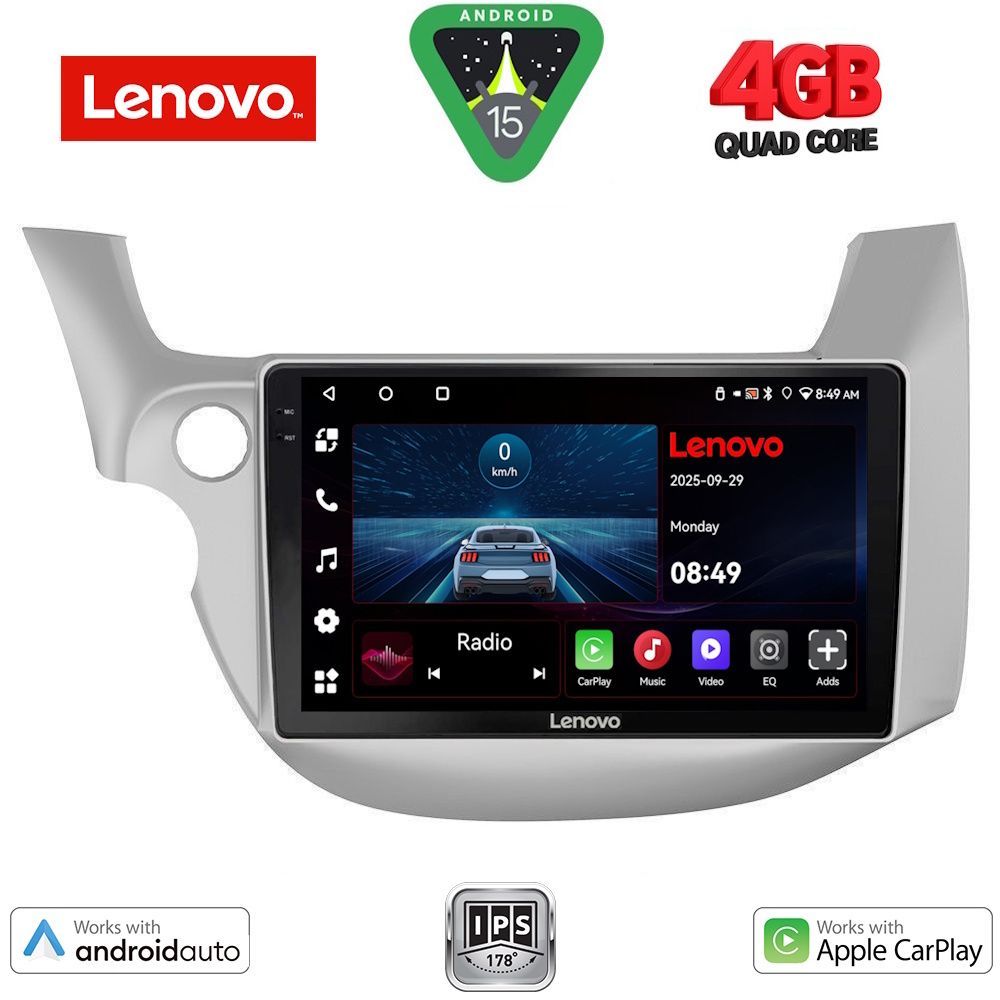 LENOVO LVE 8211_CPAA (10inc) MULTIMEDIA TABLET for HONDA JAZZ mod. 2008-2012