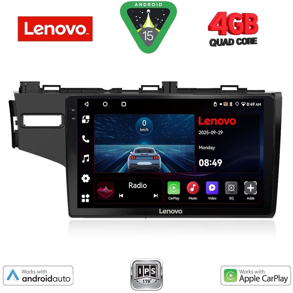 LENOVO LVE 8212_CPAA (10inc) MULTIMEDIA TABLET for HONDA JAZZ mod. 2013-2019