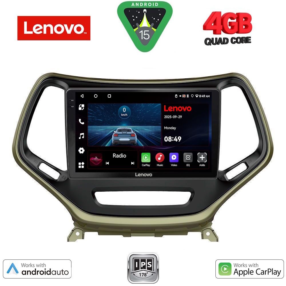 LENOVO LVE 8273_CPAA (10inc) MULTIMEDIA TABLET for JEEP  CHEROKEE mod. 2014-2024