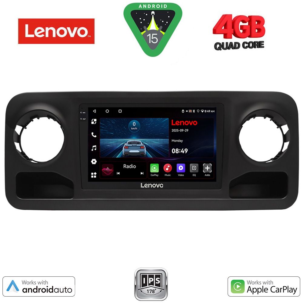 LENOVO LVE 8424_CPAA (10inc) MULTIMEDIA TABLET for MERCEDES SPRINTER mod. 2018-2026