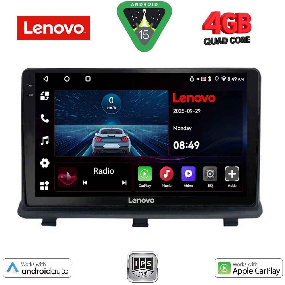 LENOVO LVE 8480_CPAA (9inc) MULTIMEDIA TABLET for OPEL ANTARA mod. 2006-2016