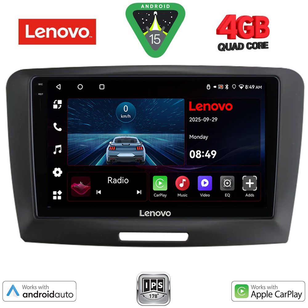 LENOVO LVE 8604A_CPAA (9inc) MULTIMEDIA TABLET for SKODA SUPERB mod. 2008-2015