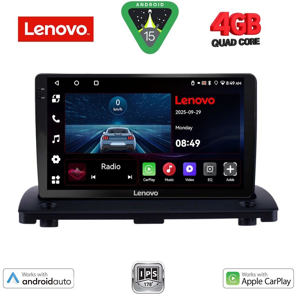 LENOVO LVE 8789_CPAA (9inc) MULTIMEDIA TABLET for VOLVO XC90 mod. 2002-2014