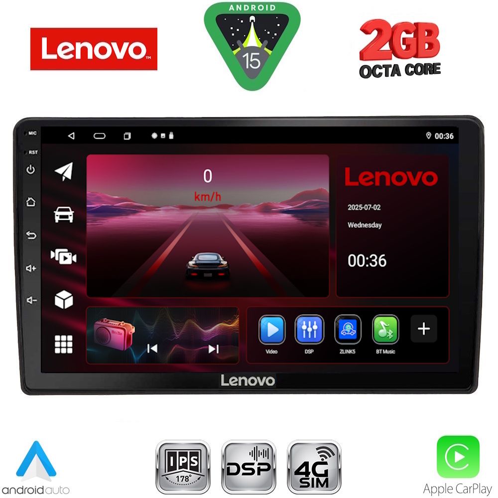 LENOVO LVF 5005_CPA (10inc) MULTIMEDIA TABLET for AUDI A4 mod. 2008-2015