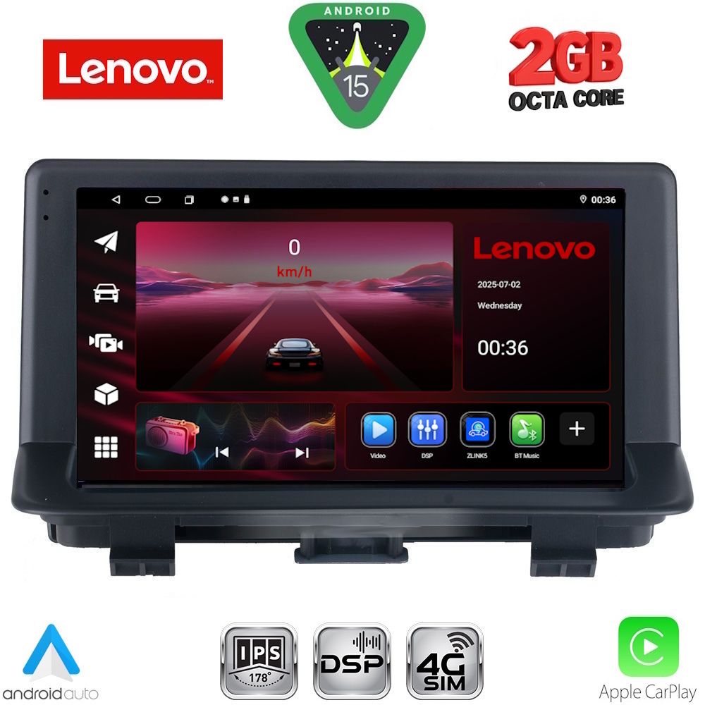 LENOVO LVF 5013_CPA (9inc) MULTIMEDIA TABLET for AUDI Q3 mod. 2013-2018 (Low Version)