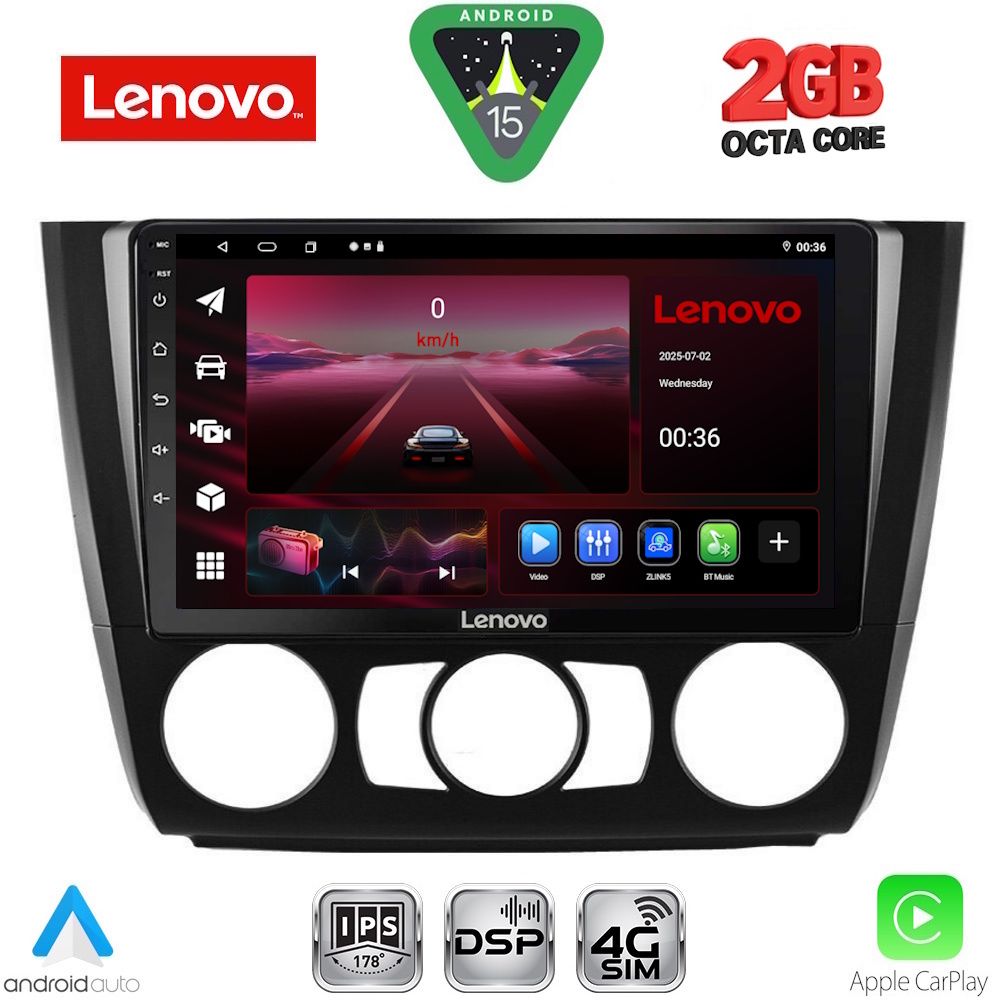 LENOVO LVF 5040_CPA A/C (9inc) MULTIMEDIA TABLET for BMW S.1  E81-82-87-88 mod. 2004-2013