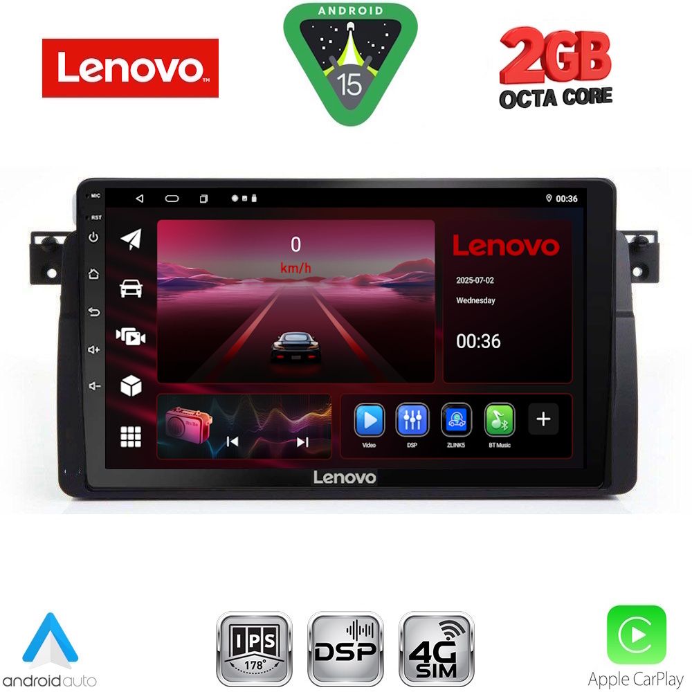 LENOVO LVF 5042_CPA (9inc) MULTIMEDIA TABLET for BMW E46 mod. 1998-2005