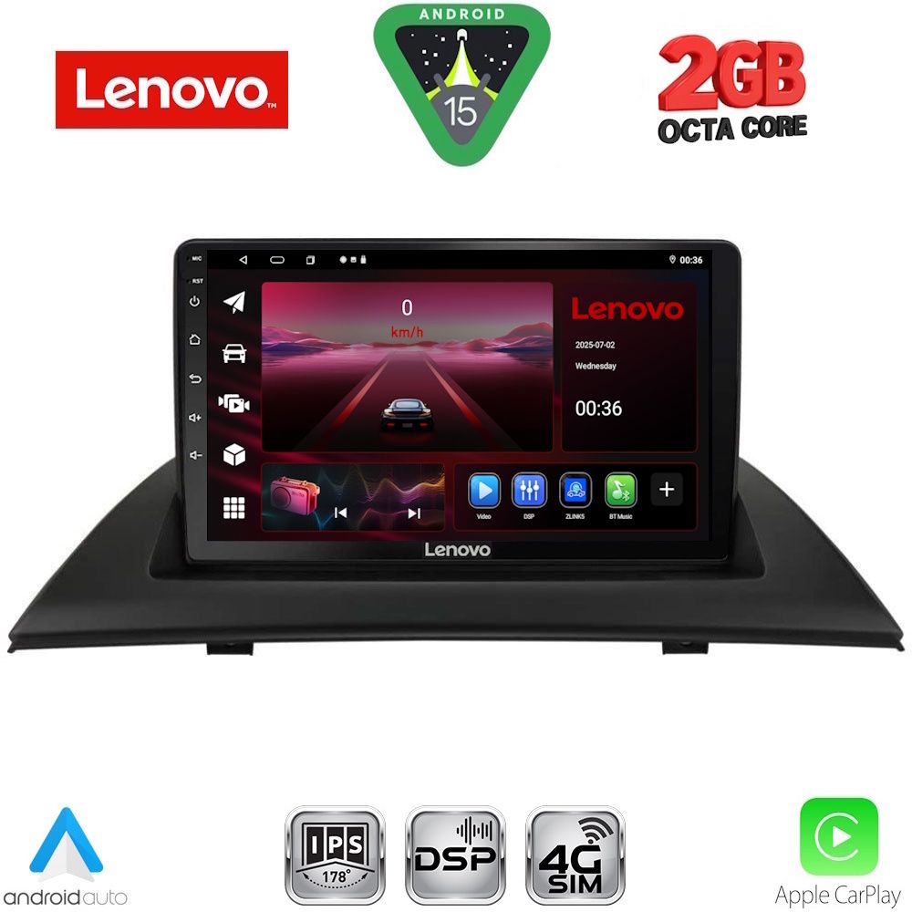 LENOVO LVF 5058_CPA (9inc) MULTIMEDIA TABLET for BMW X3 (E83) mod. 2003-2010