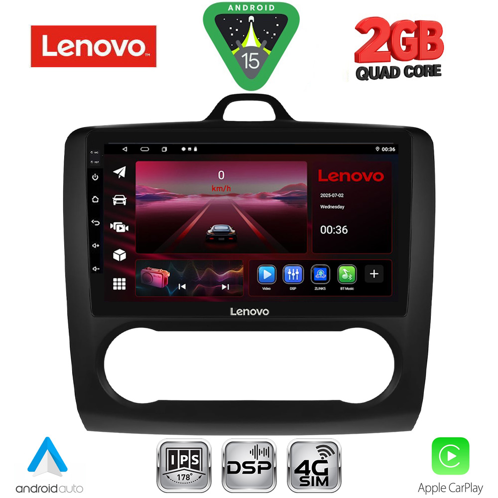 LENOVO LVF 5156BL_CPA CLIMA (9inc) MULTIMEDIA TABLET for FORD FOCUS mod. 2005-2012 (BLACK)