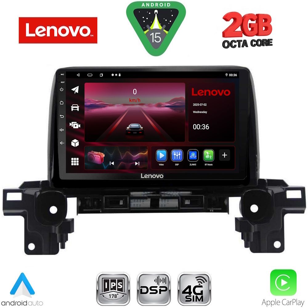 LENOVO LVF 5381_CPA (9inc) MULTIMEDIA TABLET for MAZDA CX5 mod. 2017-2025