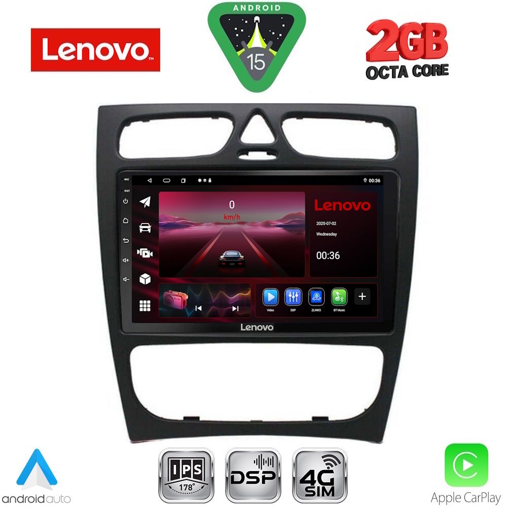 LENOVO LVF 5402_CPA (9inc) MULTIMEDIA TABLET for MERCEDES C (W203) mod. 1999-2004