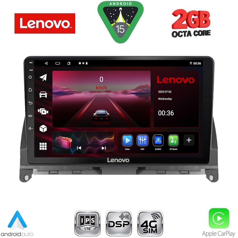 LENOVO LVF 5405_CPA (9inc) MULTIMEDIA TABLET for MERCEDES C (W204) mod. 2007-2011