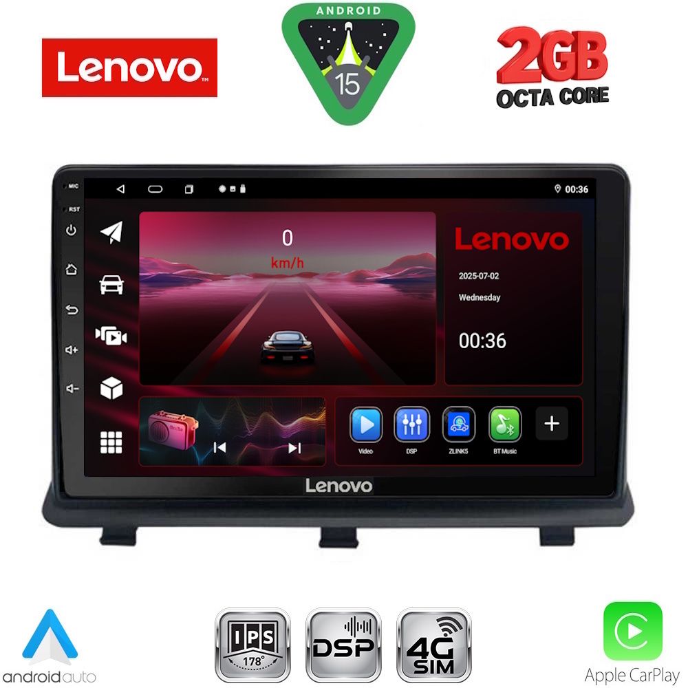 LENOVO LVF 5480_CPAA (9inc) MULTIMEDIA TABLET for OPEL ANTARA mod. 2006-2016