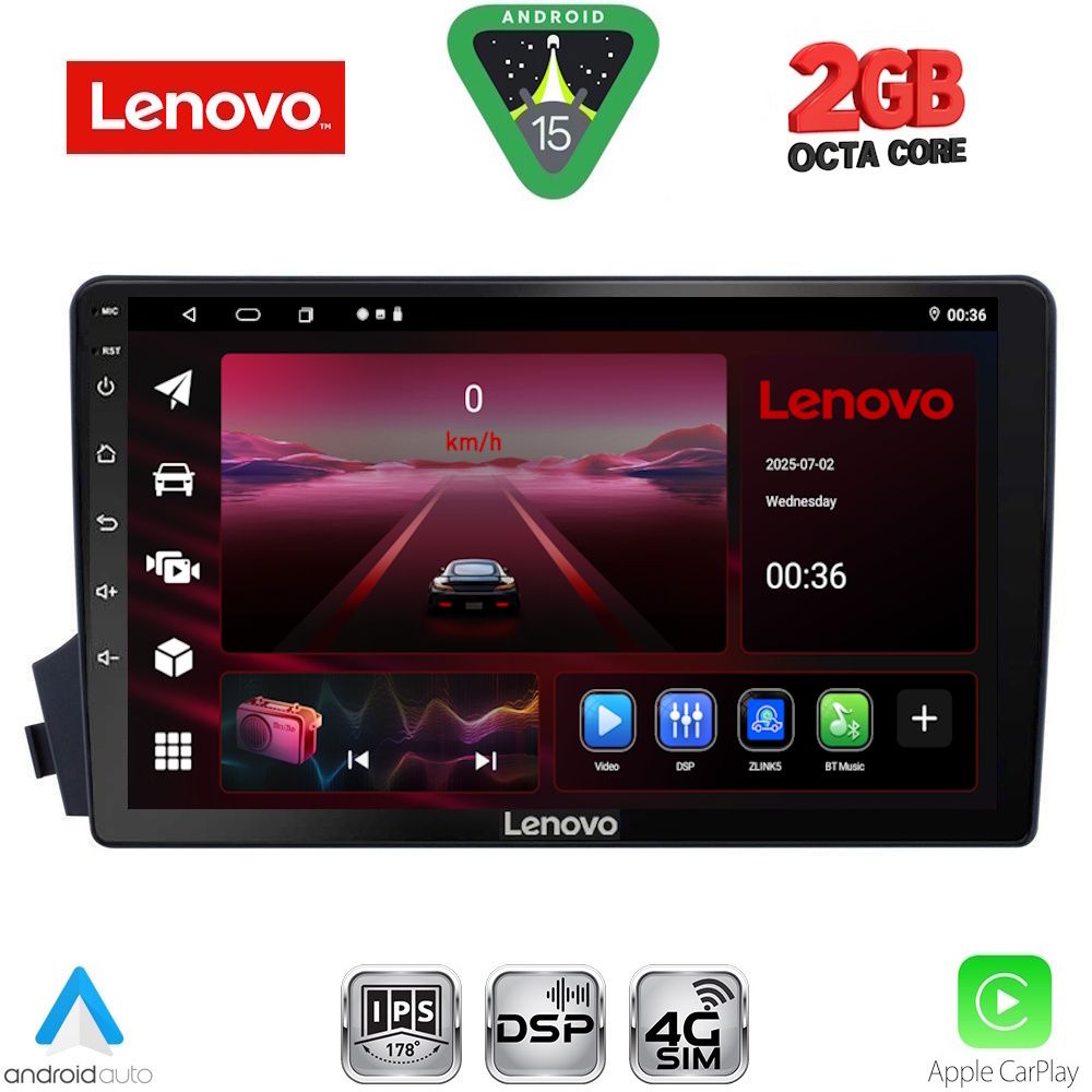 LENOVO LVF 5650_CPA (9inc) MULTIMEDIA TABLET for SSANGYONG ACTYON - KYRON mod. 2006-2015
