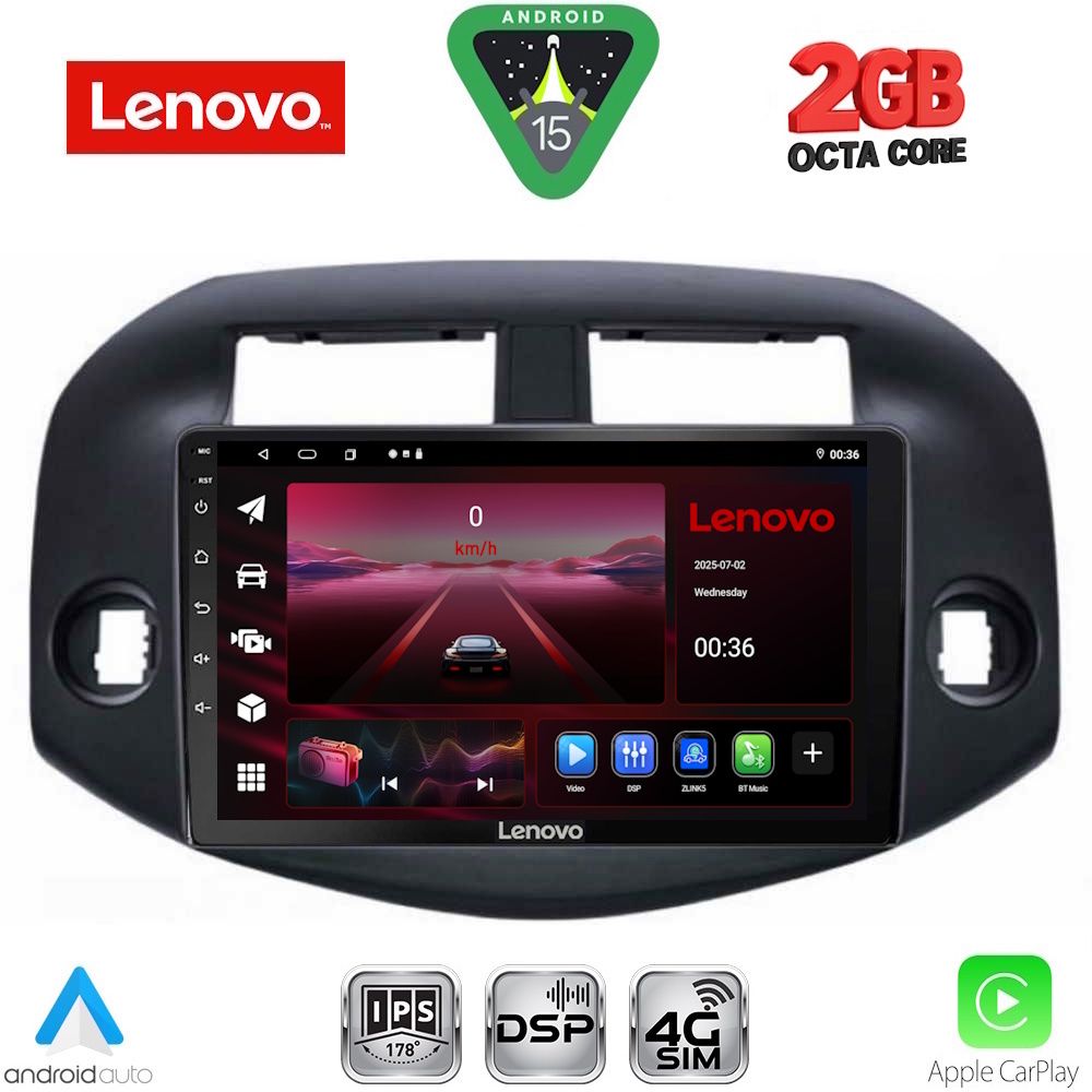 LENOVO LVF 5732_CPA (10inc) MULTIMEDIA TABLET for TOYOTA RAV 4 mod. 2006-2012