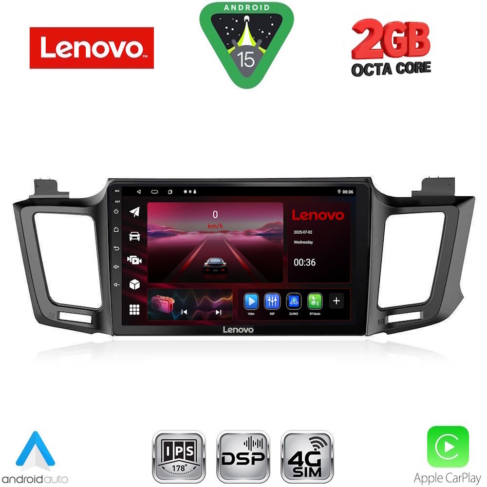 LENOVO LVF 5733_CPA (10inc) MULTIMEDIA TABLET for TOYOTA RAV 4 mod. 2013-2019