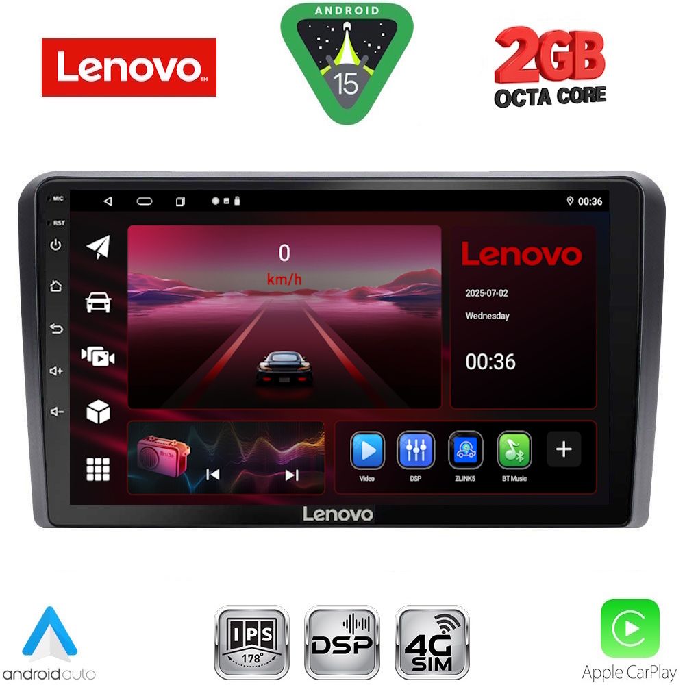 LENOVO LVF 5740_CPA (10inc) MULTIMEDIA TABLET for SEAT - SKODA - VW mod. 2004-2014