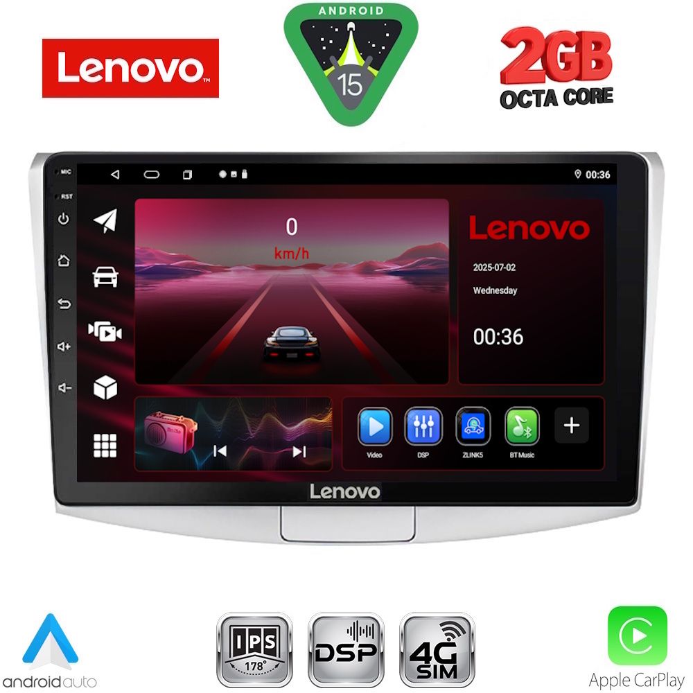 LENOVO LVF 5764_CPA (10inc) MULTIMEDIA TABLET for VW PASSAT mod. 2010-2015