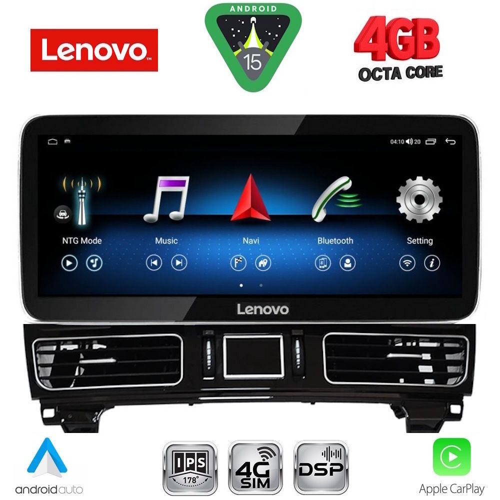 LENOVO LVG 14989_CPA (12.3inc) (NTG 5.0) MULTIMEDIA SYSTEM for MERCEDES GLE (W167) mod. 2015-2019