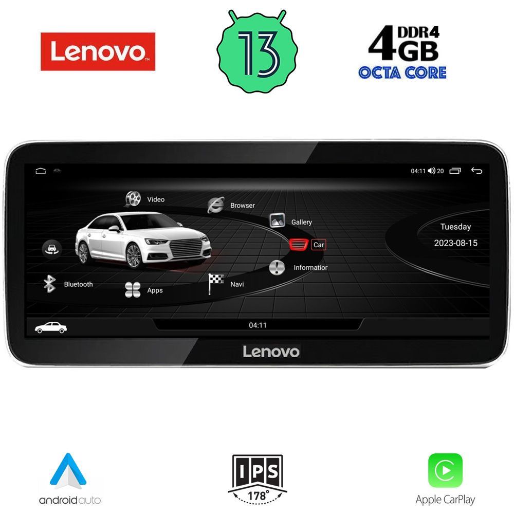 LENOVO LVG 24916_CPA RHD (12.3inc) (ORIG. NAVI) MULTIMEDIA SYSTEM for AUDI A4 mod. 2009-2016
