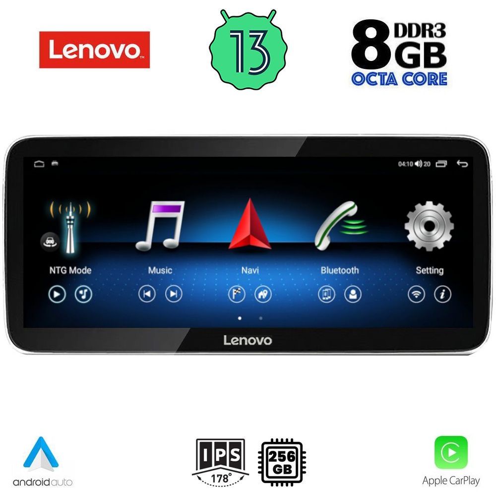 LENOVO LVK 29985B_CPA RHD (12.3inc) (NTG 4.5) MULTIMEDIA SYSTEM for MERCEDES C (W204) mod. 2012-2014