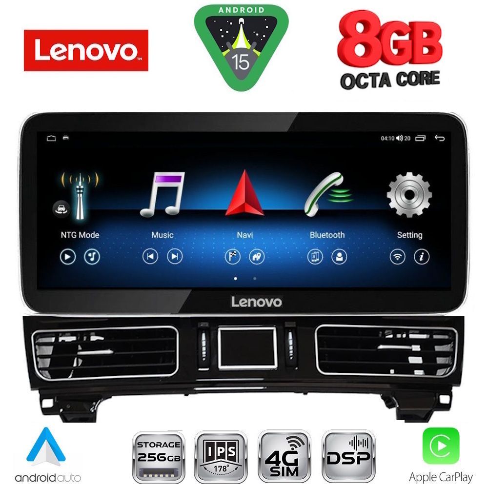 LENOVO LVK 19989_CPA (12.3inc) (NTG 5.0) MULTIMEDIA SYSTEM for MERCEDES GLE (W167) mod. 2015-2019