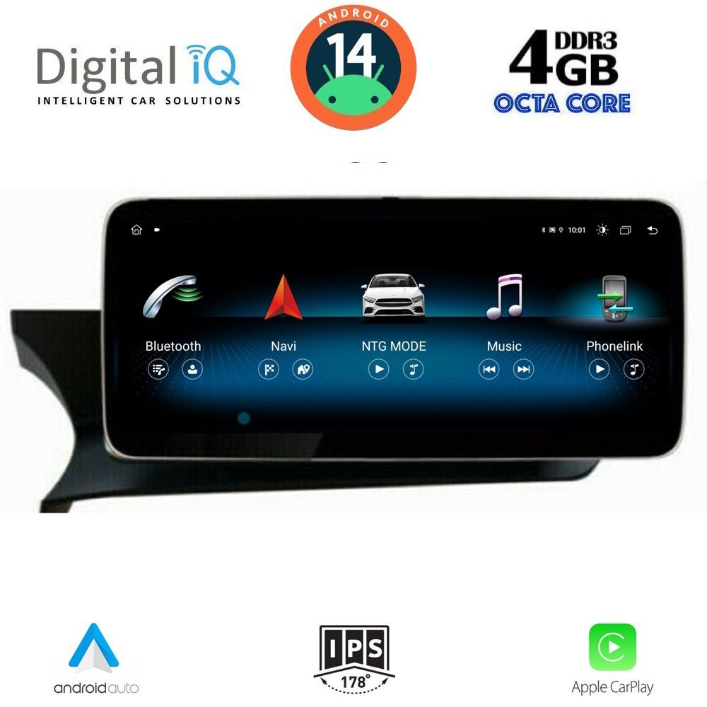 DIGITAL IQ TPG 15985_CPA (10.25'') MULTIMEDIA SYSTEM for MERCEDES C (W204) mod. 2012-2014 with NTG 4.5